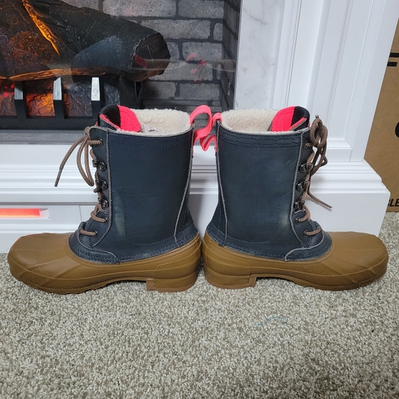 Hunter Women’s Lace Up Waterproof Duck Boots, Size 7 - Picture 3 of 9
